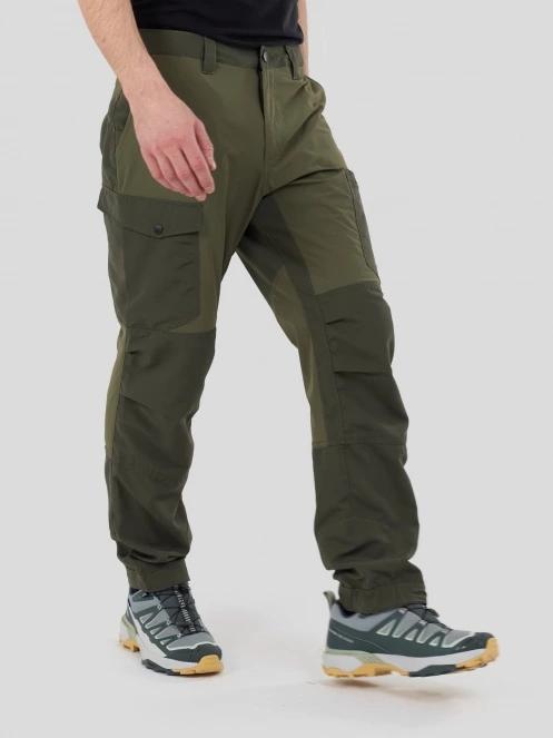 pantaloni de drumetie pt. barbati Fundango Taroom Hiking Pants oliv 5