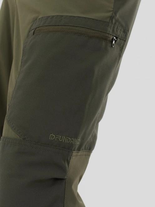 pantaloni de drumetie pt. barbati Fundango Taroom Hiking Pants oliv 6