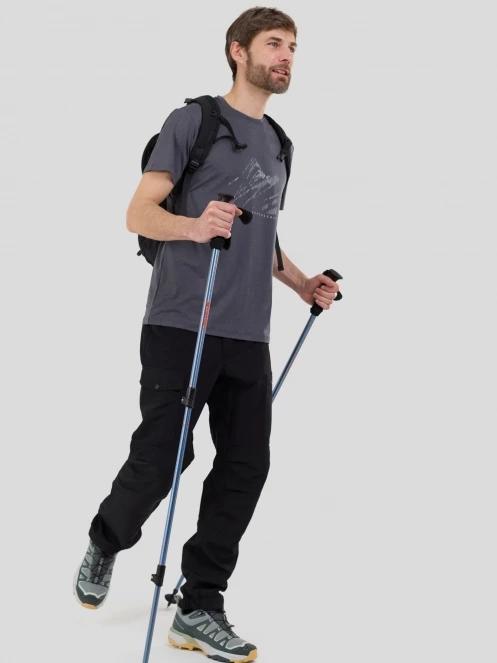 pantaloni de drumetie pt. barbati Fundango Taroom Hiking Pants negru 4