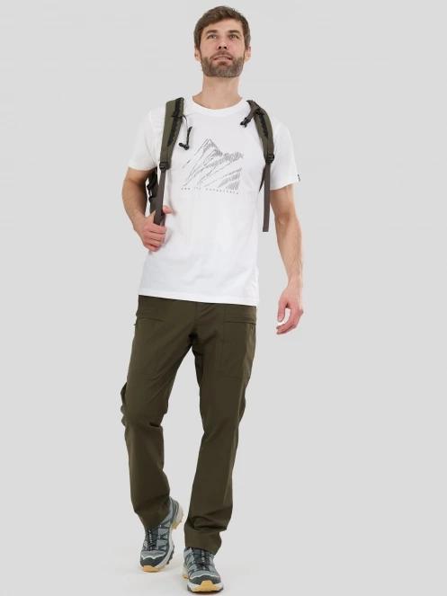 pantaloni de drumetie pt. barbati Fundango Elkford Cargo Trekking Pants verde 4