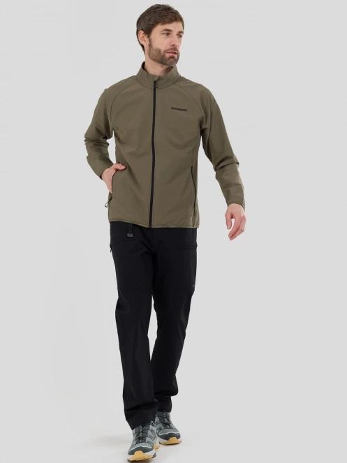 pantaloni de drumetie pt. barbati Fundango Elkford Cargo Trekking Pants negru 4