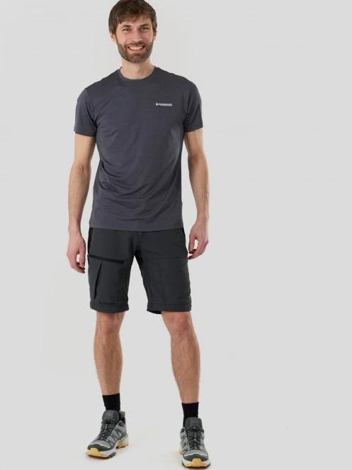 pantaloni de drumetie pt. barbati Fundango Aniak 2in1 Trekking Pants gri 6