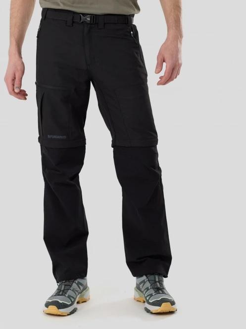 pantaloni de drumetie pt. barbati Fundango Aniak 2in1 Trekking Pants negru 2