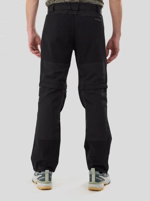 pantaloni de drumetie pt. barbati Fundango Aniak 2in1 Trekking Pants negru 3