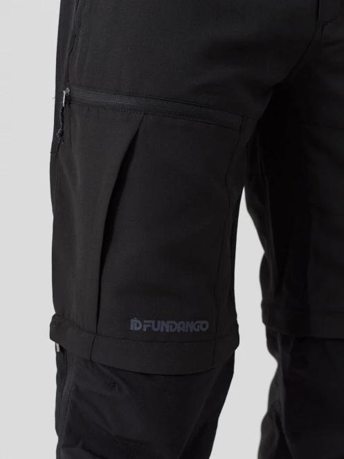 pantaloni de drumetie pt. barbati Fundango Aniak 2in1 Trekking Pants negru 6