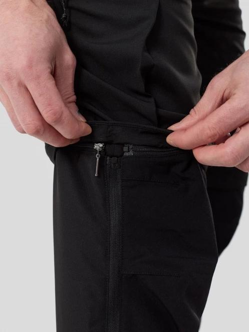 pantaloni de drumetie pt. barbati Fundango Aniak 2in1 Trekking Pants negru 10