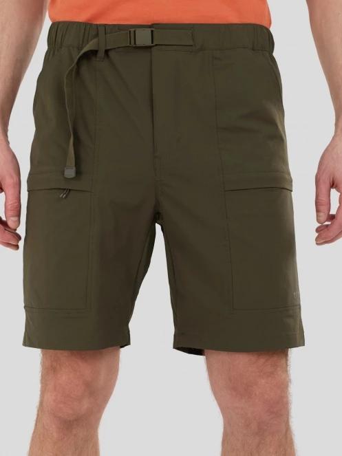 pantaloni scurti cu buzunare laterale, pentru drumetii pt. barbati Fundango Elkford Cargo Trekking Shorts verde 5