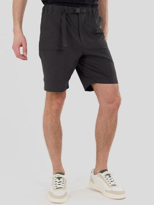 pantaloni scurti cu buzunare laterale, pentru drumetii pt. barbati Fundango Elkford Cargo Trekking Shorts gri 3
