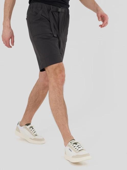 pantaloni scurti cu buzunare laterale, pentru drumetii pt. barbati Fundango Elkford Cargo Trekking Shorts gri 5