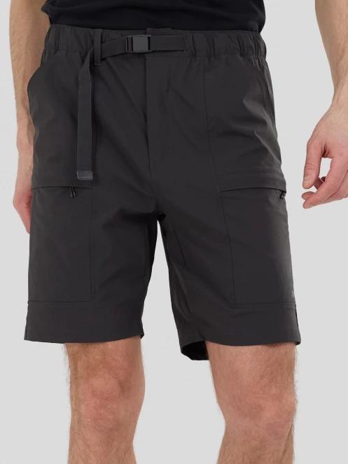 pantaloni scurti cu buzunare laterale, pentru drumetii pt. barbati Fundango Elkford Cargo Trekking Shorts gri 2