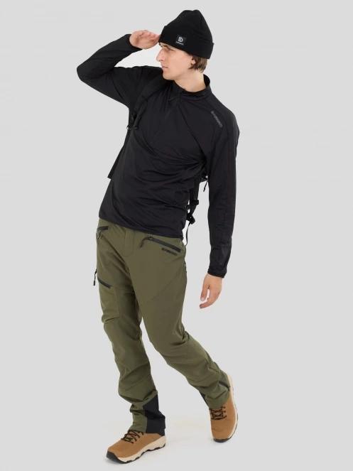 pantaloni softshell pt. barbati Fundango Rob II Softshell Pants oliv 4