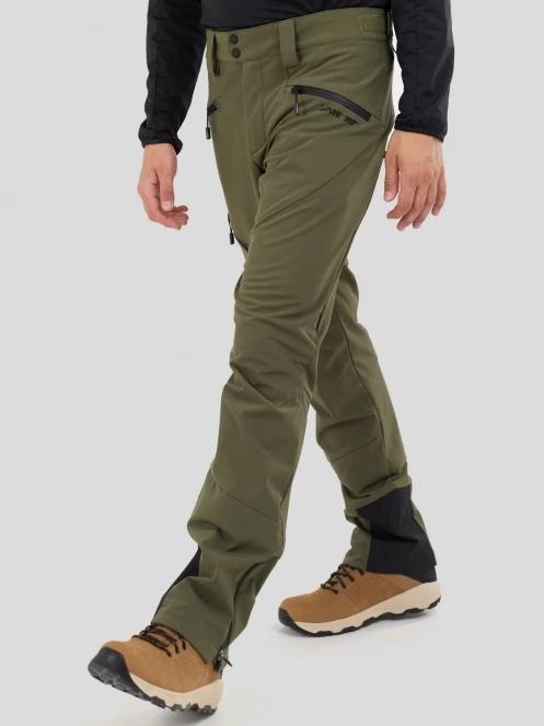 pantaloni softshell pt. barbati Fundango Rob II Softshell Pants oliv 6