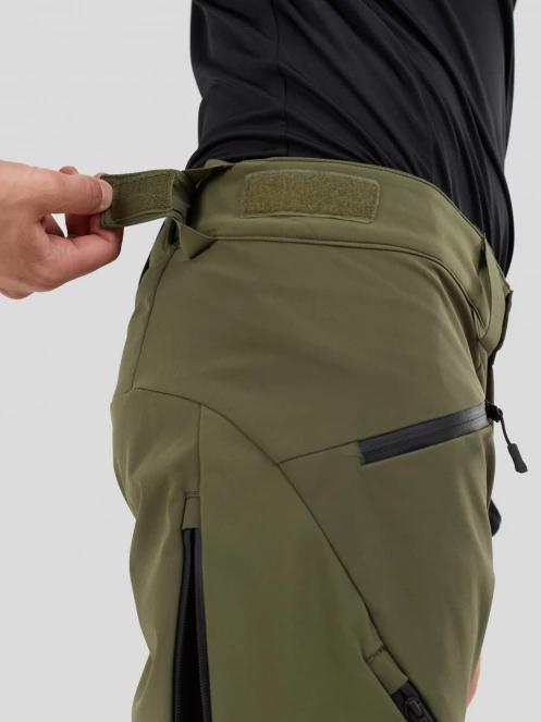 pantaloni softshell pt. barbati Fundango Rob II Softshell Pants oliv 9
