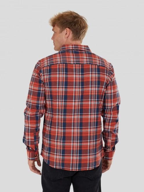 camasa cu maneci lungi pt. barbati Fundango Harris Shirt rosu 3