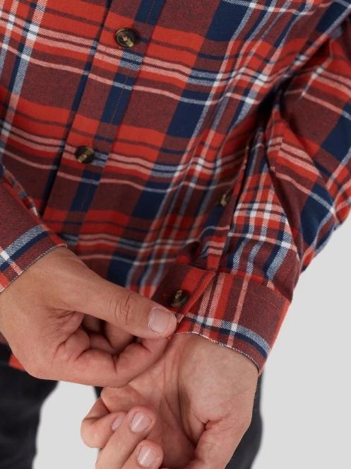 camasa cu maneci lungi pt. barbati Fundango Harris Shirt rosu 6