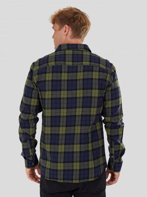 camasa cu maneci lungi pt. barbati Fundango Harris Shirt albastru inchis 3