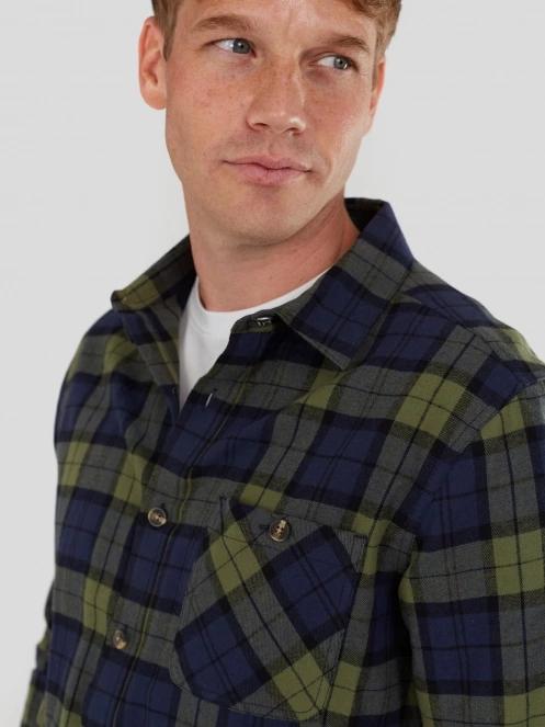 camasa cu maneci lungi pt. barbati Fundango Harris Shirt albastru inchis 6