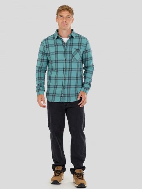 camasa cu maneci lungi pt. barbati Fundango Harris Shirt verde 4