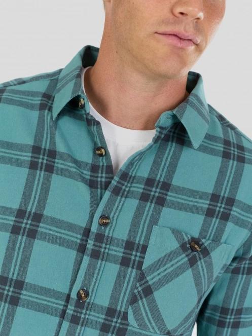 camasa cu maneci lungi pt. barbati Fundango Harris Shirt verde 5