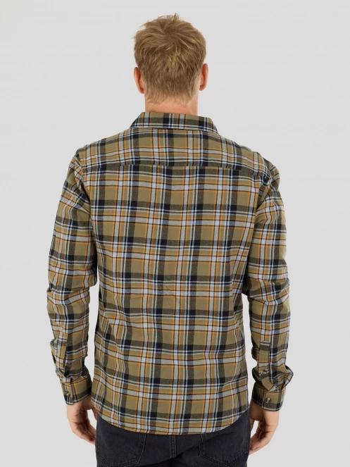 camasa cu maneci lungi pt. barbati Fundango Harris Shirt oliv 3