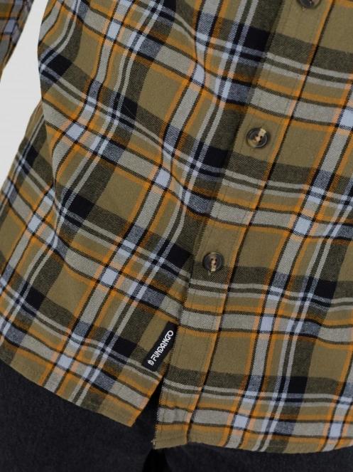 camasa cu maneci lungi pt. barbati Fundango Harris Shirt oliv 5