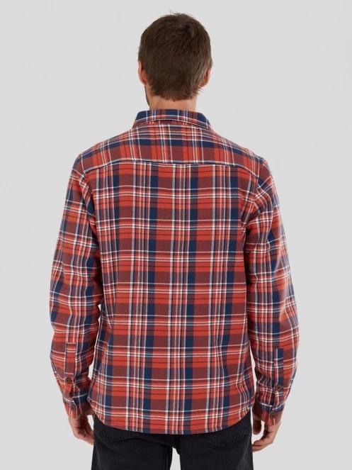 jacheta camasa pt. barbati Fundango Roddy Lined Shirt rosu 3
