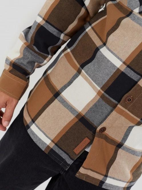 jacheta camasa pt. barbati Fundango Roddy Lined Shirt maro 8