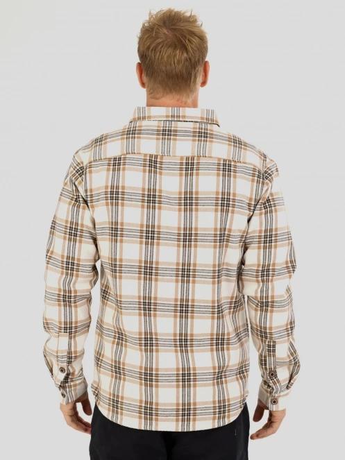 jacheta camasa pt. barbati Fundango Roddy Lined Shirt nisip 3