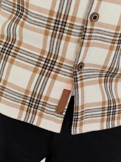 jacheta camasa pt. barbati Fundango Roddy Lined Shirt nisip 6