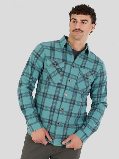 jacheta camasa pt. barbati Fundango Roddy Lined Shirt verde 2