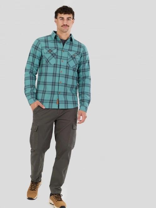jacheta camasa pt. barbati Fundango Roddy Lined Shirt verde 4