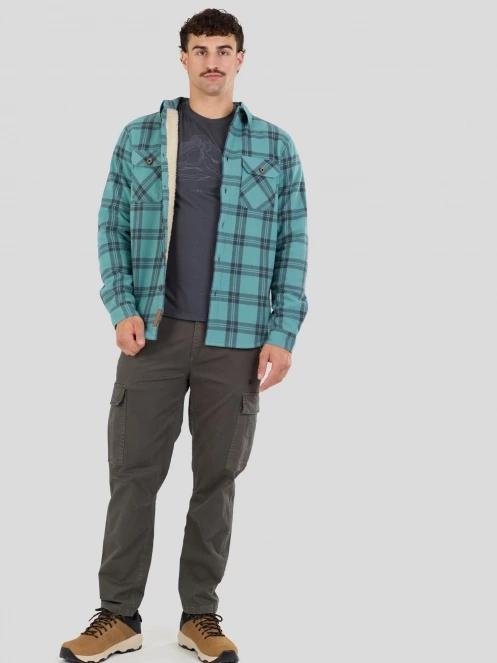 jacheta camasa pt. barbati Fundango Roddy Lined Shirt verde 5