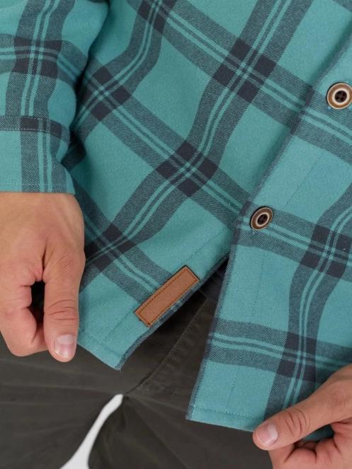 jacheta camasa pt. barbati Fundango Roddy Lined Shirt verde 6