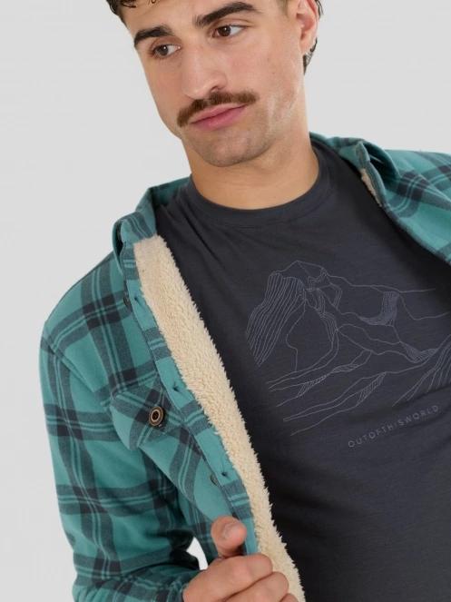 jacheta camasa pt. barbati Fundango Roddy Lined Shirt verde 9