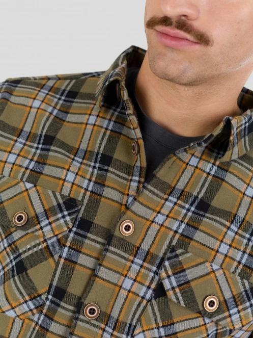 jacheta camasa pt. barbati Fundango Roddy Lined Shirt oliv 6