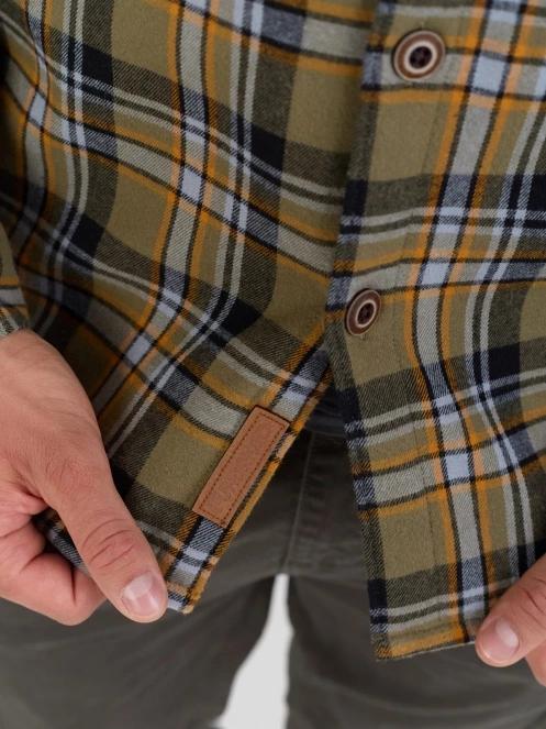 jacheta camasa pt. barbati Fundango Roddy Lined Shirt oliv 7