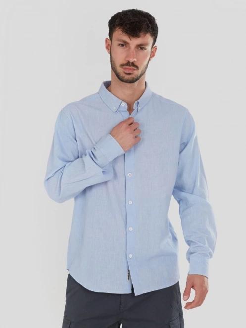 camasa cu maneci lungi pt. barbati Fundango Ronan Shirt albastru 5