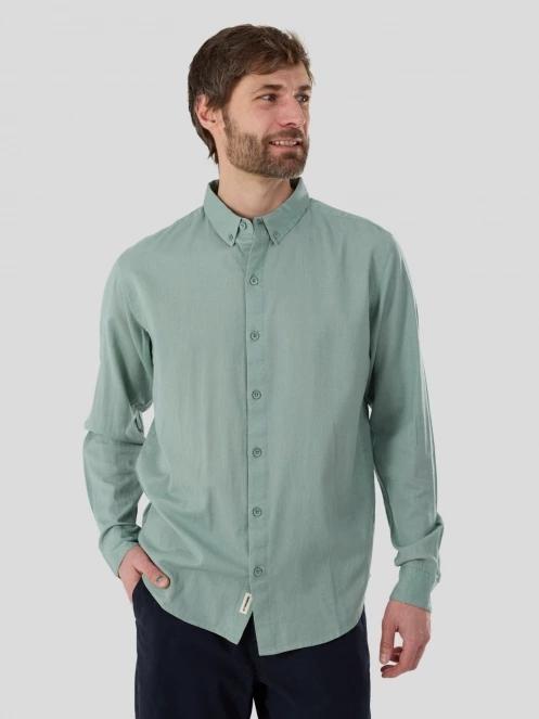 camasa cu maneci lungi pt. barbati Fundango Ronan Shirt verde 2