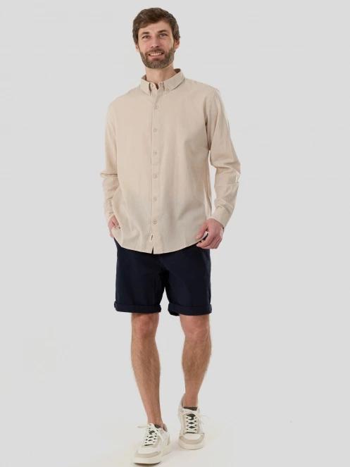 camasa cu maneci lungi pt. barbati Fundango Ronan Shirt nisip 4