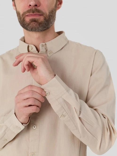 camasa cu maneci lungi pt. barbati Fundango Ronan Shirt nisip 8
