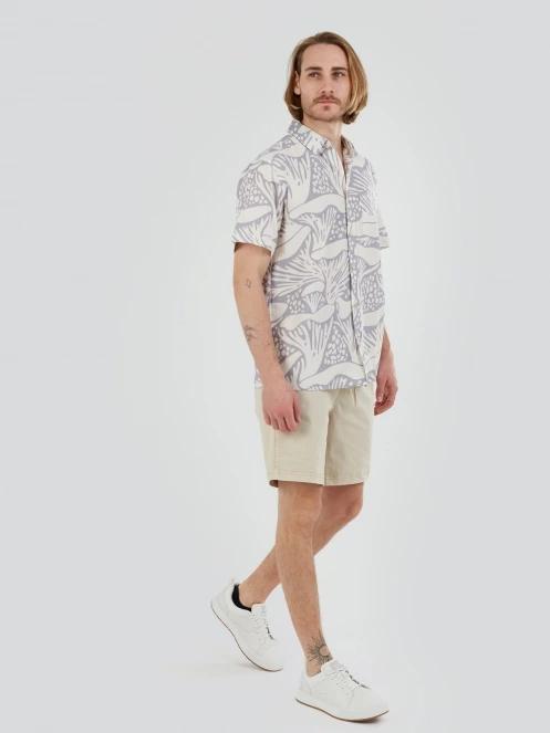 camasa cu maneci scurte pt. barbati Fundango Chase Shirt nisip 4