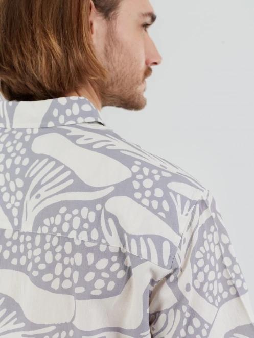 camasa cu maneci scurte pt. barbati Fundango Chase Shirt nisip 5