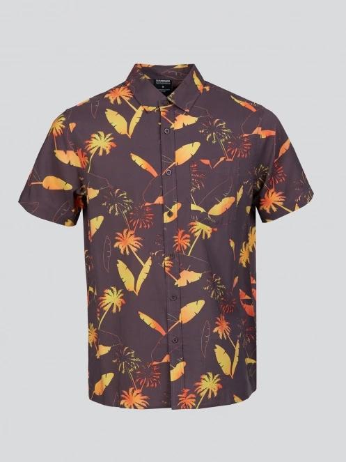 camasa cu maneci scurte pt. barbati Fundango Chase Shirt albastru inchis 8