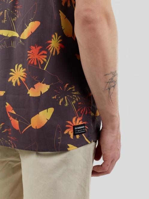 camasa cu maneci scurte pt. barbati Fundango Chase Shirt albastru inchis 7