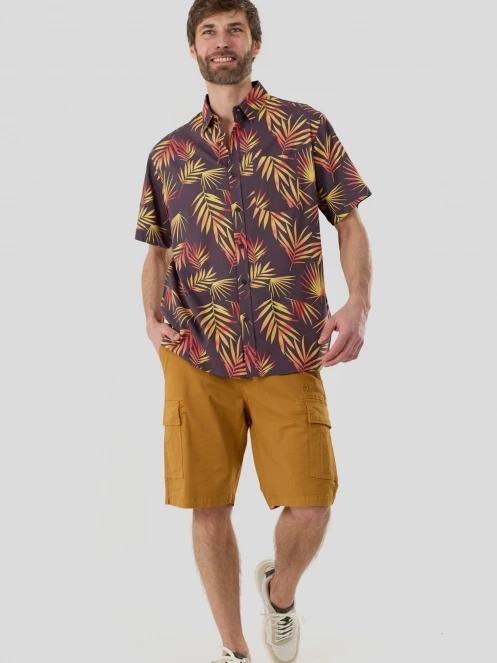 camasa cu maneci lungi pt. barbati Fundango Chase Shirt albastru inchis 4