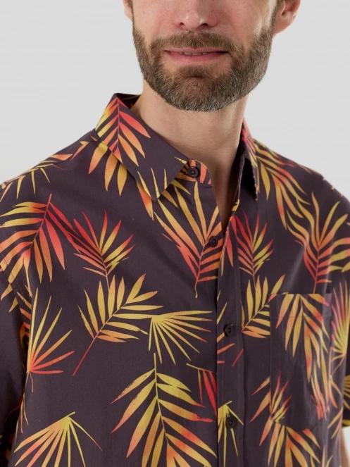 camasa cu maneci lungi pt. barbati Fundango Chase Shirt albastru inchis 8