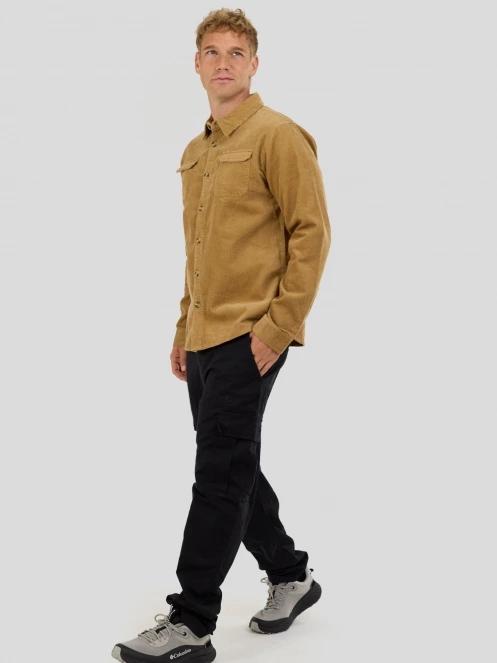 camasa cu maneci lungi pt. barbati Fundango Oregon Corduroy Shirt galben 4