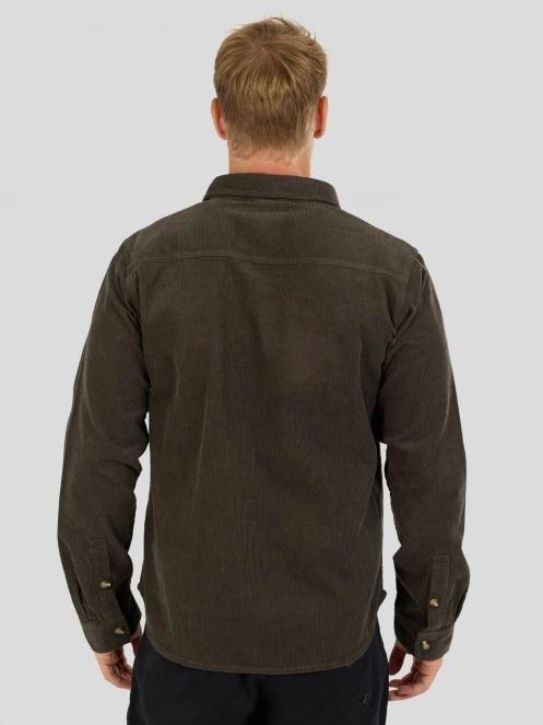 camasa cu maneci lungi pt. barbati Fundango Oregon Corduroy Shirt verde 3