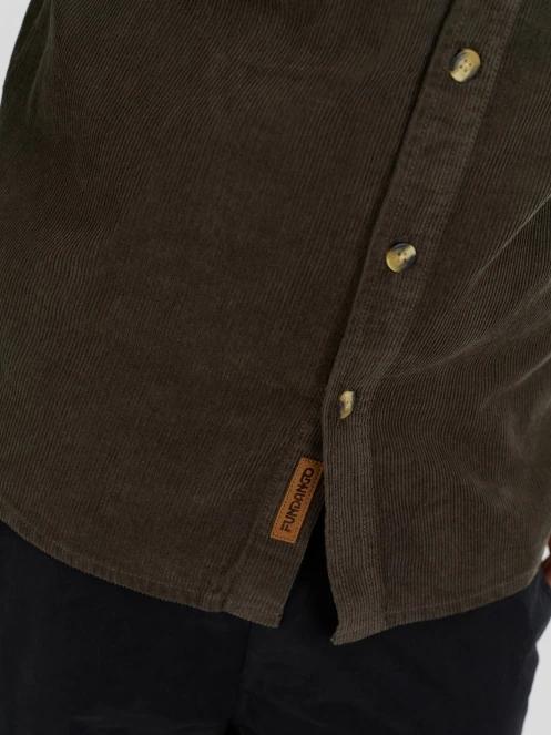 camasa cu maneci lungi pt. barbati Fundango Oregon Corduroy Shirt verde 5
