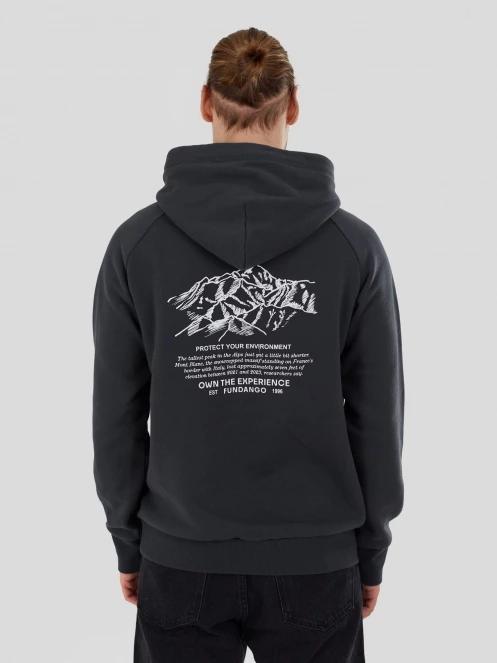 pulover cu gluga pt. barbati Fundango Talis Hooded Sweatshirt gri 3